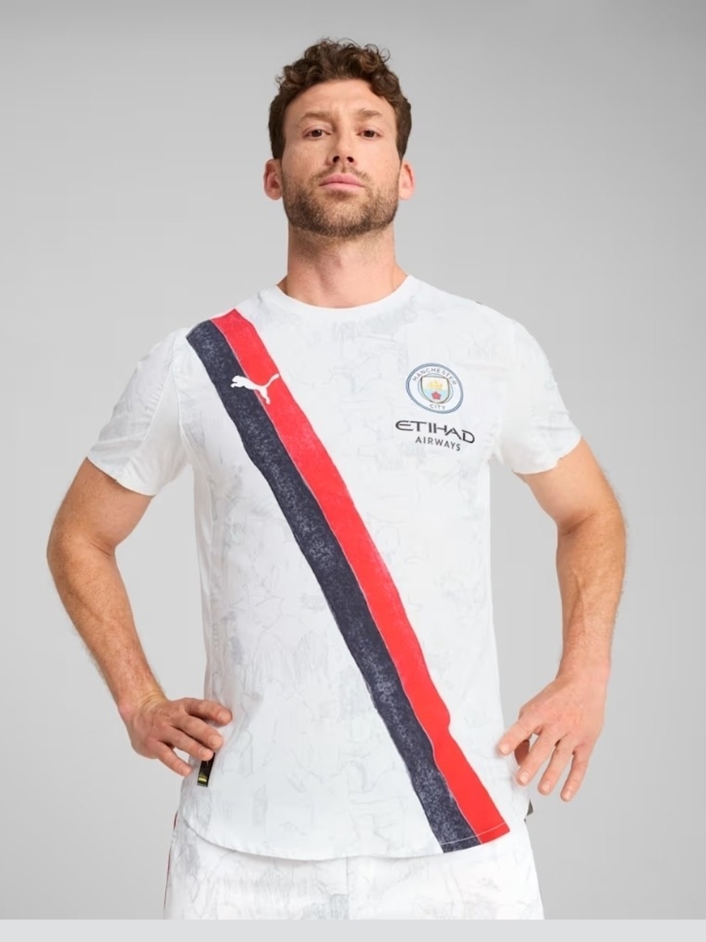 NIB PUMA x KIDSUPER Manchester City Authentic Men's Soccer Jersey Small